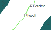 Pupoli szolgálati hely helye a térképen