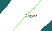 Aglona szolgálati hely helye a térképen