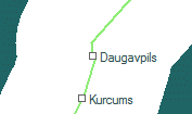 A vonalszakasz helye a térképen