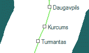 Kurcums szolgálati hely helye a térképen
