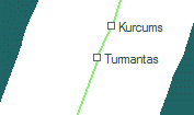 Turmantas szolgálati hely helye a térképen