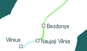 Bezdonys szolgálati hely helye a térképen