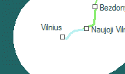 Vilnius szolgálati hely helye a térképen