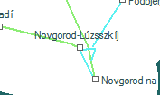Novgorod-Lúzsszkíj szolgálati hely helye a térképen