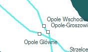 Opole Wschodnie szolgálati hely helye a térképen