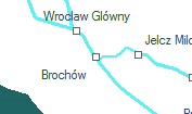 Brochów szolgálati hely helye a térképen