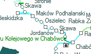 Oszielec szolgálati hely helye a térképen