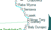 Lasek szolgálati hely helye a térképen