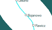 Bojanowo szolgálati hely helye a térképen