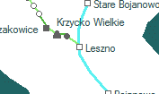 Leszno szolgálati hely helye a térképen