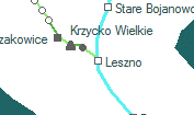 A vonalszakasz helye a térképen