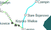 Stare Bojanowo szolgálati hely helye a térképen