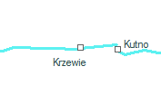 Krzewie szolgálati hely helye a térképen