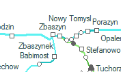 A vonalszakasz helye a térképen