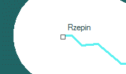 Rzepin szolgálati hely helye a térképen