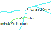 A vonalszakasz helye a térképen