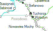 Powodowo szolgálati hely helye a térképen