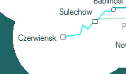 Czerwiensk szolgálati hely helye a térképen