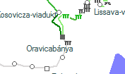 Oravicabánya szolgálati hely helye a térképen