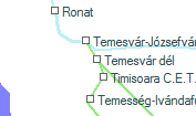 A vonalszakasz helye a térképen