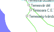 Temessg-Ivndafrd szolglati hely helye a trkpen