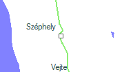 Széphely szolgálati hely helye a térképen
