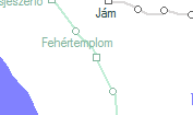 Fehértemplom szolgálati hely helye a térképen