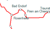 A vonalszakasz helye a térképen