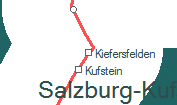 Kiefersfelden szolgálati hely helye a térképen