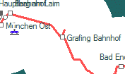Grafing Bahnhof szolgálati hely helye a térképen