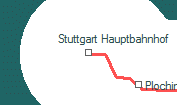 Stuttgart Hauptbahnhof szolgálati hely helye a térképen