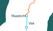 Maastricht szolgálati hely helye a térképen