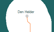 Den Helder szolgálati hely helye a térképen