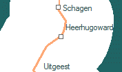 A vonalszakasz helye a térképen