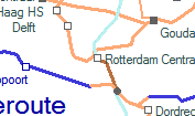 Rotterdam Centraal szolgálati hely helye a térképen