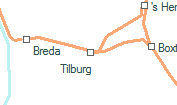 A vonalszakasz helye a térképen