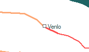 Venlo szolgálati hely helye a térképen