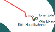 A vonalszakasz helye a térképen