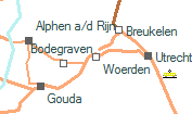 Woerden szolgálati hely helye a térképen