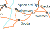 Bodegraven szolgálati hely helye a térképen