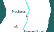 A vonalszakasz helye a térképen