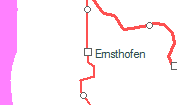 Ernsthofen szolgálati hely helye a térképen