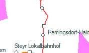 Ramingsdorf-Haidershofen szolgálati hely helye a térképen