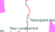 A vonalszakasz helye a térképen