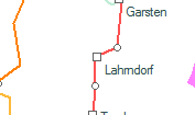 Lahrndorf szolgálati hely helye a térképen