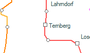 A vonalszakasz helye a térképen