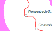 Weissenbach-St. Gallen szolgálati hely helye a térképen