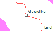 Grossreifling szolgálati hely helye a térképen