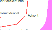 Admont szolgálati hely helye a térképen
