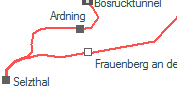 Frauenberg an der Enns szolgálati hely helye a térképen